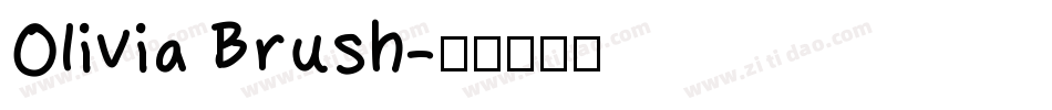 Olivia Brush字体转换